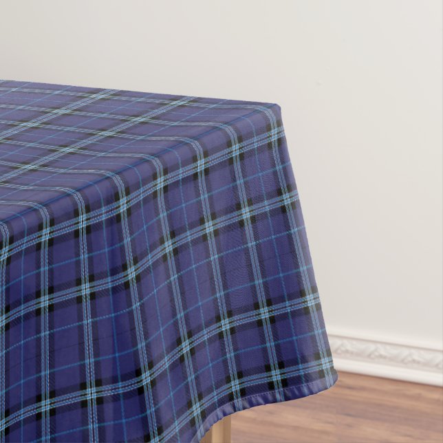 Classic Blue on Blue Kariert Tischdecke (Beispiel)