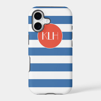 Classic Blue Stripes Cabana Stil