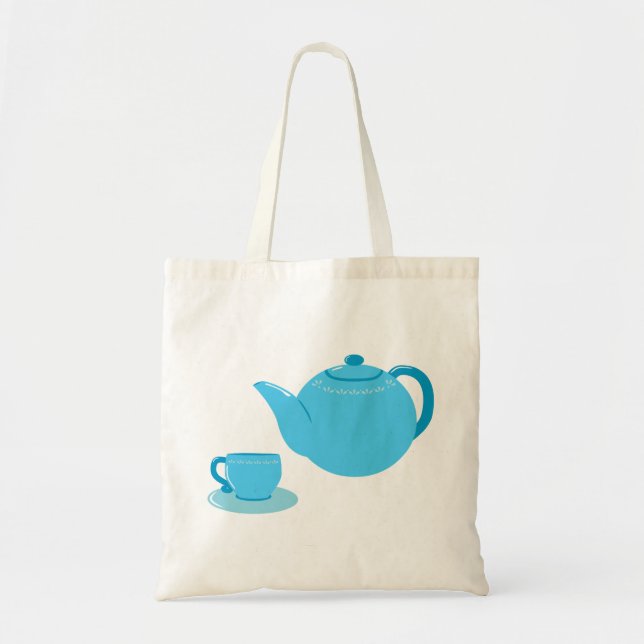 Classic Blue Teapot Tragetasche (Vorne)