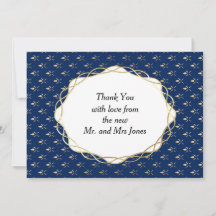 Classic Blue und Gold Wedding