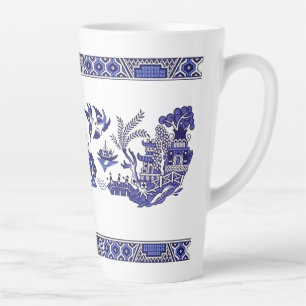Classic Blue Willow Design Milchtasse