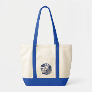 Classic Blue Willow Design Tragetasche