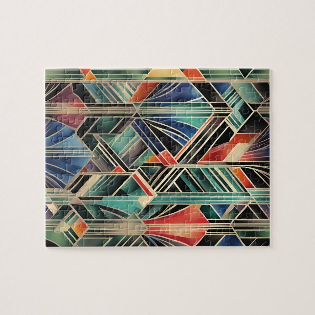 Classic Boho Jazzy Geometric Elegantes Design (Horizontal)