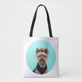 Classic Breakfast Poster Yorkshire Terrier Yorkie Tasche