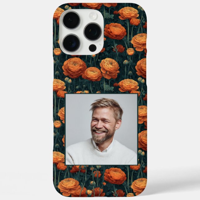 Classic Bridesmaid Gift Ranunculus Custom  iPhone 16 Pro Max Hülle (Rückseite)
