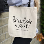 Classic Bridesmaid Tote Bag Tragetasche<br><div class="desc">Das ist eine klassische, aber schöne Tottasche, die ein perfektes Geschenk machen würde!</div>