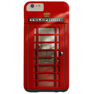 Classic British Red Telefone Box 6/6 plus Gehäuse Barely There iPhone 6 Plus Hülle