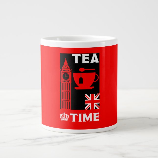 Classic British Tea Drinkers Jumbo-Tasse (Vorderseite)