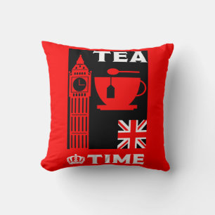 Classic British Tea Drinkers Kissen