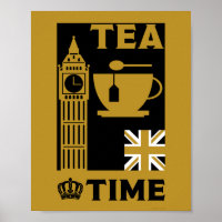 Classic British Tea Drinkers Latte Tasse