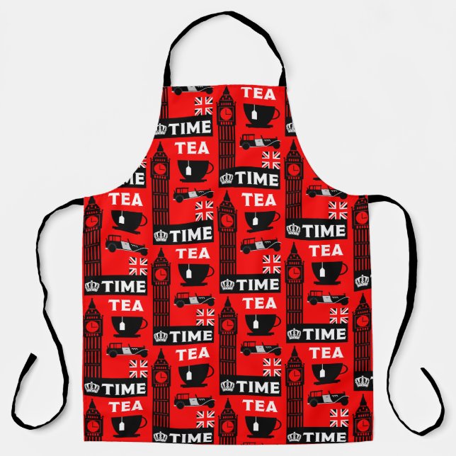 Classic British Tea Drinkers Schürze (Vorderseite)