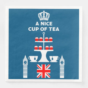 Classic British Tea Drinkers Serviette