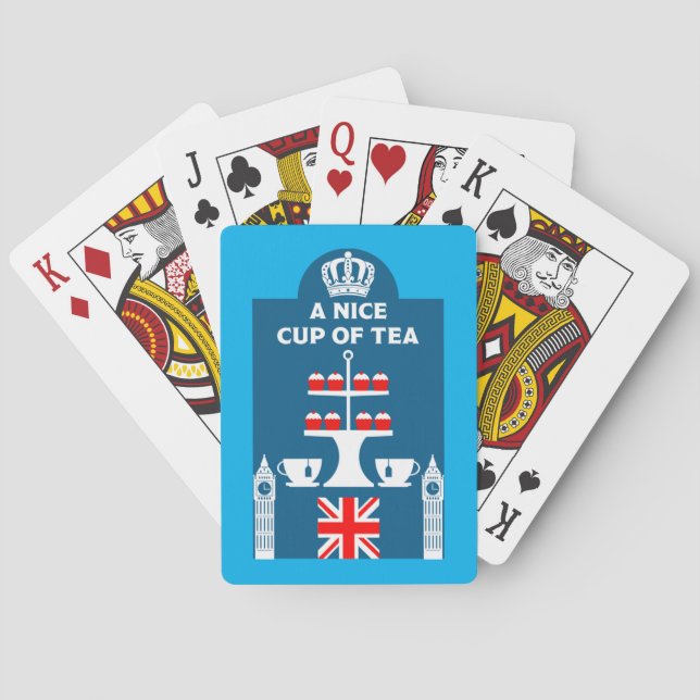 Classic British Tea Drinkers Spielkarten (Rückseite)