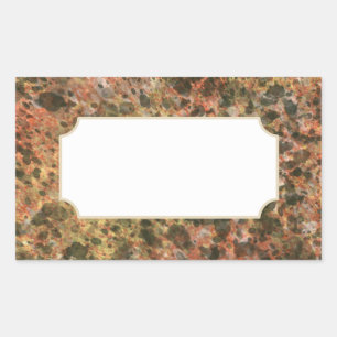 Classic Brown Marble Print Stickers