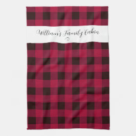 Classic Buffalo Check Family Cabin Geschirrtuch