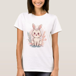 Classic Bunny Design -Minimalistic T-Shirt