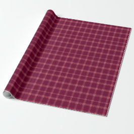 Classic Burgundy Tartan Kariertes Geschenk Geschenkpapier