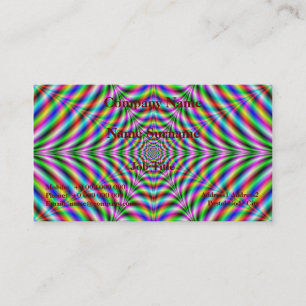 Classic Business Card Zwölf Punkte Psychedelisch Visitenkarte