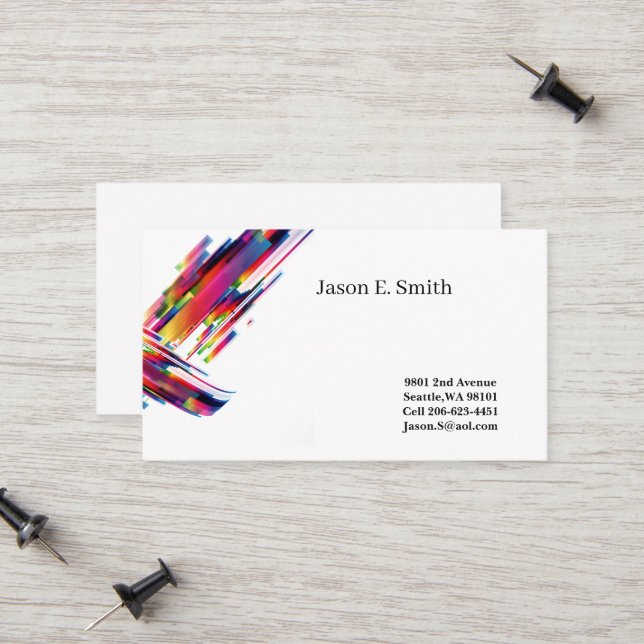 Classic Calling Card Telefonnummerkarte (Vorderseite/Rückseite Beispiel)