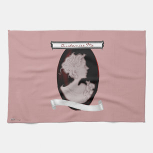 Classic Cameo (Rose) Geschirrtuch