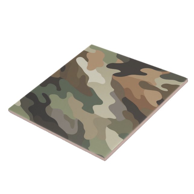 Classic Camouflage Pattern Decorative Ceramic Tile Fliese (Seite)