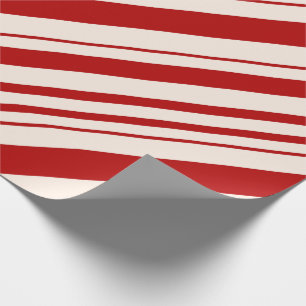 "Classic Candy Cane" Streifenpapier Geschenkpapier