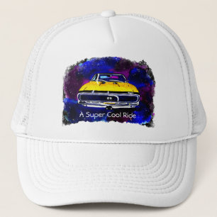 Classic Car Art "A Super Cool Ride" LKW-Hut Truckerkappe