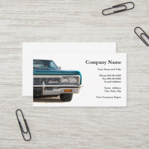 Classic Car Collector Business Card Visitenkarte