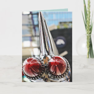 CLASSIC CAR FINS CADDDY GEBURTSTAGSKARTEN KARTE