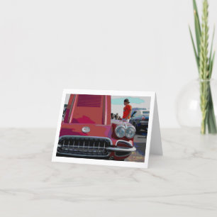 Classic Car Note Card Karte