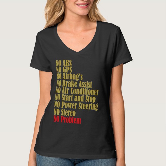 Classic Cars  Car Mechanik  Retro Classic Car T-Shirt (Vorderseite)