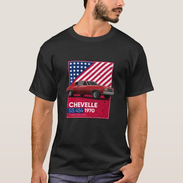 Classic Cars Chevelle SS 454 1970 T-Shirt (Vorderseite)