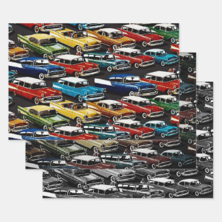 Classic Cars Geschenkpapier Set
