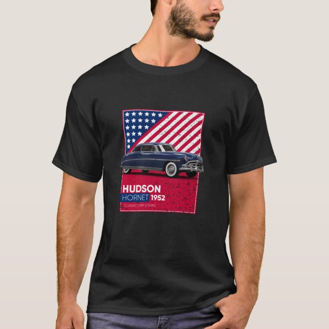 Classic Cars Hudson Hornet 1952 T-Shirt (Vorderseite)