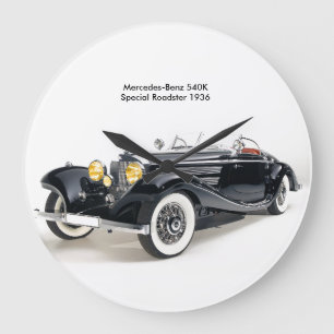 Classic cars image for Round-Large-Wall-Clock Große Wanduhr
