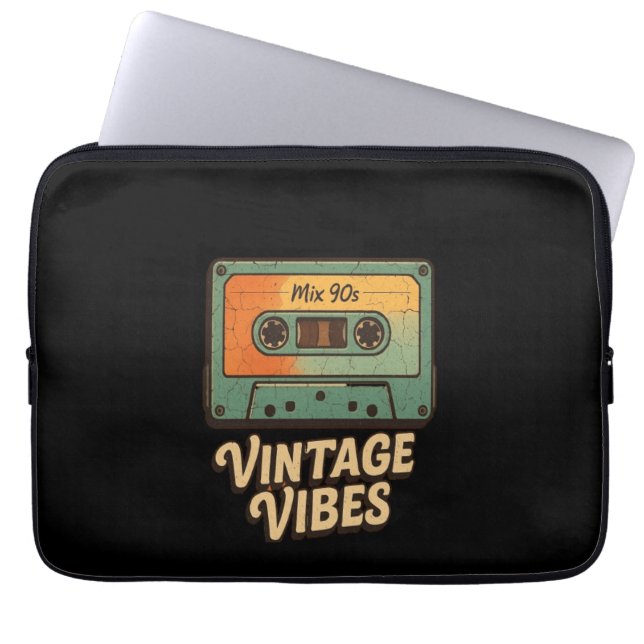 Classic Cassette Laptopschutzhülle (Vorderseite)