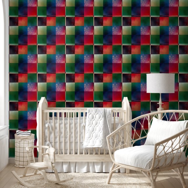 Classic Checks : Design de papier peint élégant po (Enfants)