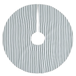 Classic Christmas Green Stripe Tree Skirt Polyester Weihnachtsbaumdecke