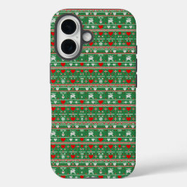 Classic Christmas Knit iPhone 16 Hülle