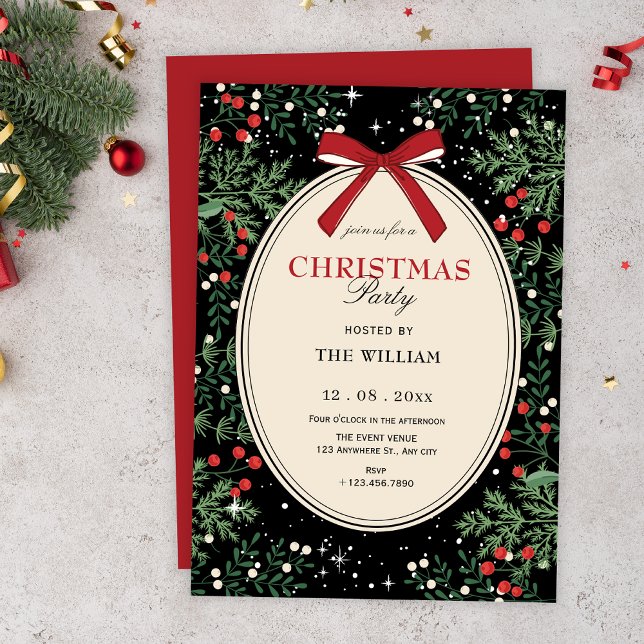 Classic christmas party  einladung (Von Creator hochgeladen)