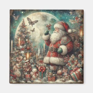 Classic Christmas Santa Magnet
