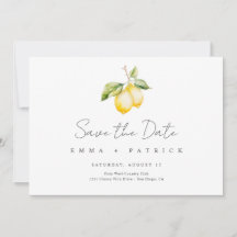Classic Citrus Lemon Sommer Hochzeit Retten Sie da