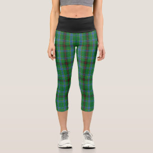 Classic Clan Duncan Tartan Kariert Capri Leggings