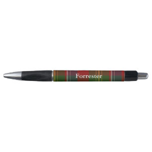 Classic Clan Forrester Tartan Karierter Pen Kugelschreiber
