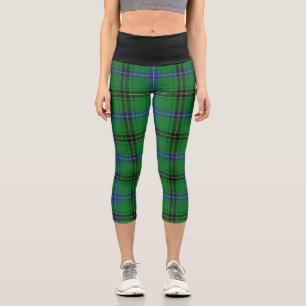 Classic Clan Henderson Tartan Kariert Capri Leggings