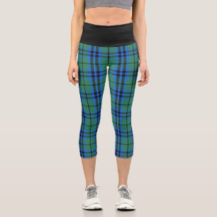 Classic Clan Keith Tartan Kariert Capri Leggings