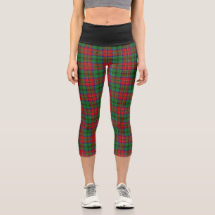 Classic Clan MacCulloch Tartan Kariert Capri Leggings