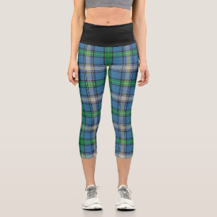 Classic Clan MacDowall Tartan Kariert Capri Leggings