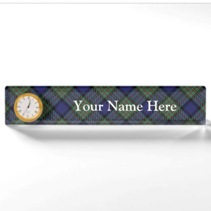 Classic Clan MacLaren Tartan Anpassungsname Namensplakette
