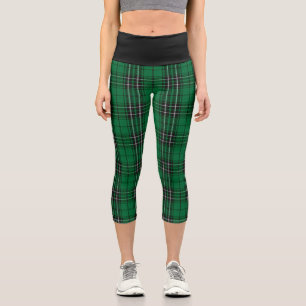 Classic Clan MacLean Jagd Tartan Kariert Capri Leggings